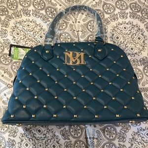Badgley Mischka Studded Bag with crossbody strap NWT